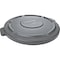 Rubbermaid Commercial BRUTE Brute 20-gallon Container Lid, Gray, Plastic, 6 PK RCP261960GYCT - alternate 2